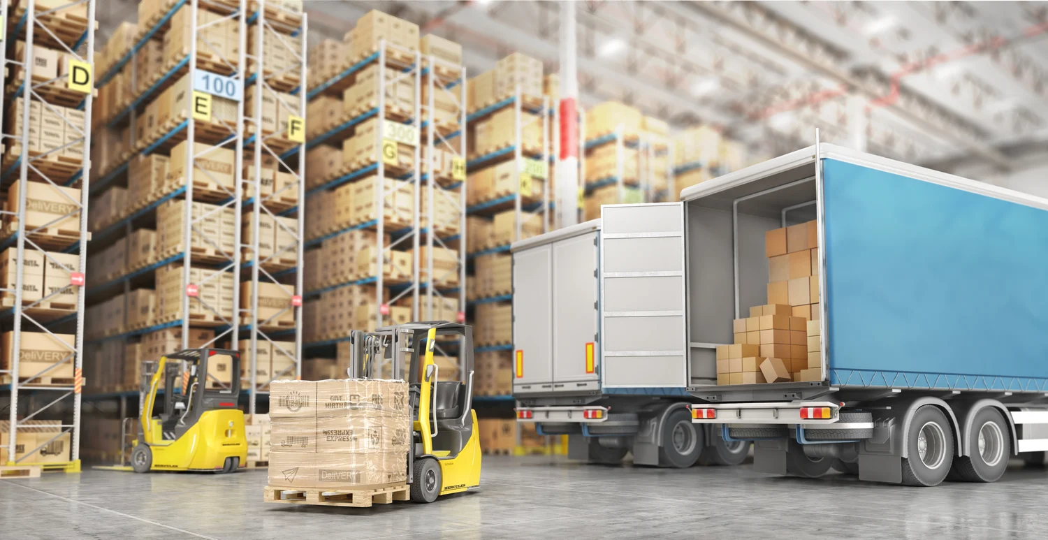 Fresh produce prepared for cold chain transport